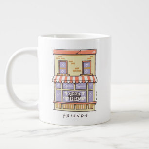 FRIENDS™ Central Perk Cartoon Koffiezaak Extra Grote Beker