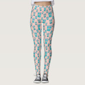 FRIENDS™ | Central Perk Coffee Cup Pattern Leggings (Voorkant)