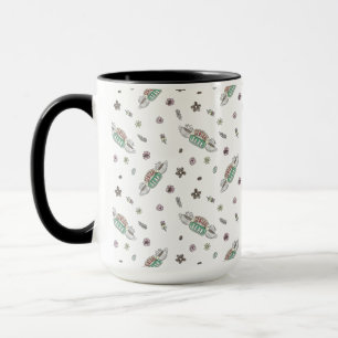 FRIENDS™ Central Perk Coffee Watercolor Patroon Mok