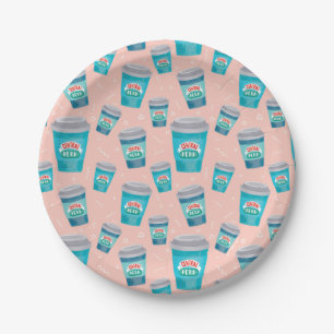 FRIENDS™ Central Perk koffiekoppatroon Papieren Bordje