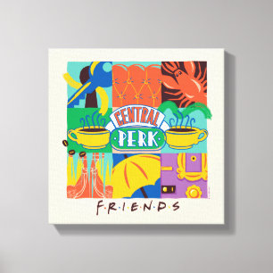 FRIENDS™ Central Perk Levendig Grafisch Canvas Afdruk