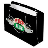 FRIENDS™ | Central Perk-logo Groot Cadeauzakje (Achterkant Gekanteld)