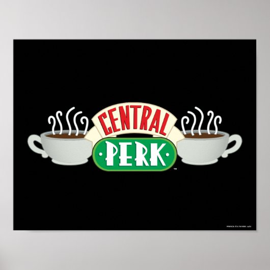 FRIENDS™ | Central Perk Logo Poster (Voorkant)