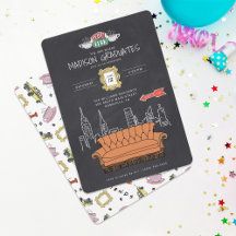 FRIENDS™ Central Perk Schoolbord Afstudeerfeest