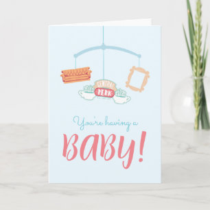 FRIENDS™ Centrale Perk Mobiele Baby Shower Kaart