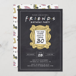 FRIENDS™ | Chalkboard 30th Birthday Kaart