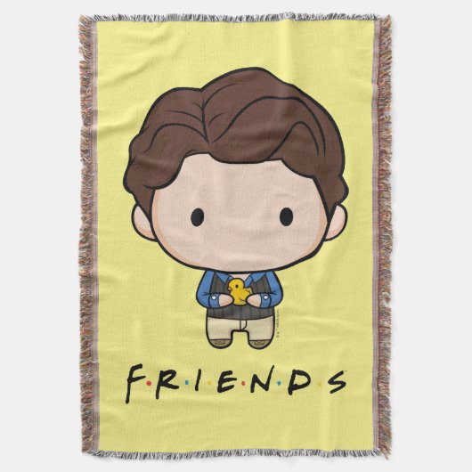 FRIENDS™ | Chandler Chibi Deken (Voorkant Verticaal)