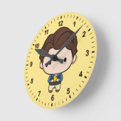 FRIENDS™ | Chandler Chibi Ronde Klok (Hoek)