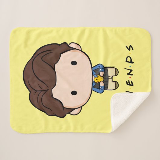 FRIENDS™ | Chandler Chibi Sherpa Deken (Voorkant (horizontaal))