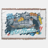 FRIENDS™ | Chandler & Joey - Beste knoppen Deken (Voorkant)