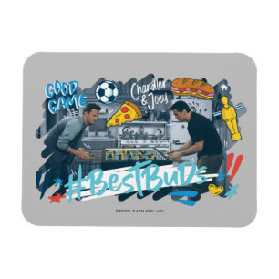 FRIENDS™   Chandler & Joey - Beste knoppen Magneet