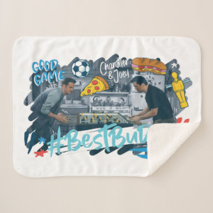 FRIENDS™   Chandler & Joey - Beste knoppen Sherpa Deken