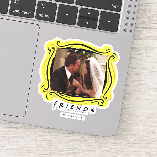 FRIENDS™ | Chandler & Monica Married Sticker (Detail)