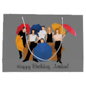 FRIENDS™ Character Silhouette Groot Cadeauzakje (Achterkant)