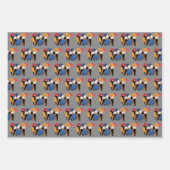 FRIENDS™ Character Silhouette Inpakpapier Vel (Voorkant 2)