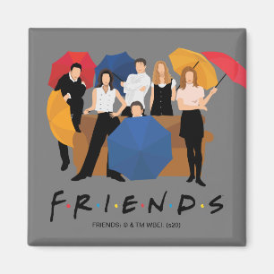 FRIENDS™ Character Silhouette Magneet