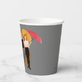 FRIENDS™ Character Silhouette Papieren Bekers (Achterkant)