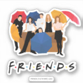 FRIENDS™ Character Silhouette Sticker (Voorkant)