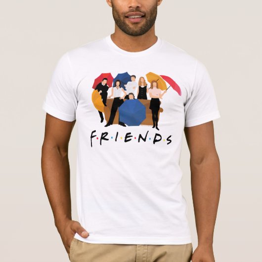 FRIENDS™ Character Silhouette T-shirt (Voorkant)