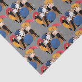 FRIENDS™ Character Silhouette Tissuepapier (Detail)