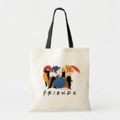 FRIENDS™ Character Silhouette Tote Bag (Voorkant)