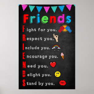 Friends Classroom Poster