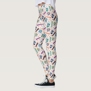 FRIENDS™   Coffee-patroonpatroon met wieltjes Leggings