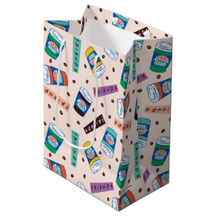 FRIENDS™   Coffee-patroonpatroon met wieltjes Medium Cadeauzakje