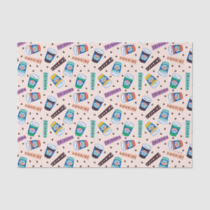 FRIENDS™   Coffee-patroonpatroon met wieltjes Tissuepapier