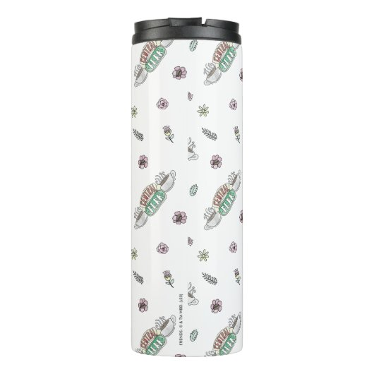 FRIENDS™ | Coffee-Waterverf voor centrale perk Thermosbeker (Achterkant)