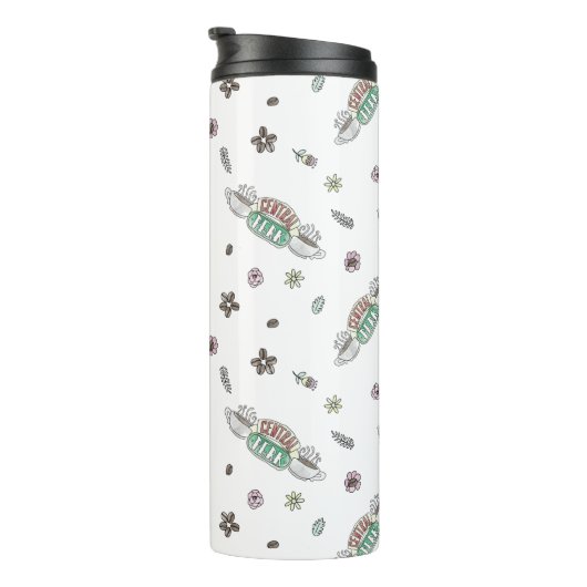 FRIENDS™ | Coffee-Waterverf voor centrale perk Thermosbeker (Geroteerd rechts)