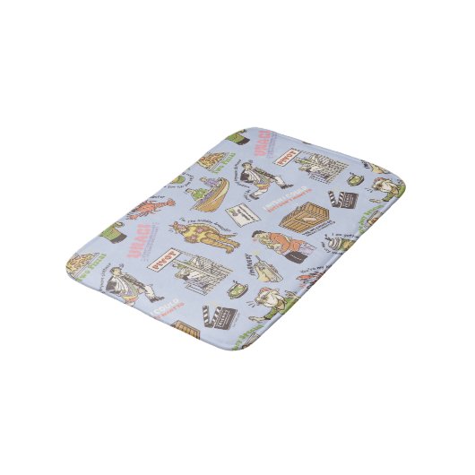FRIENDS™ Colorful Cartoon Pattern Badmat (Gekanteld)