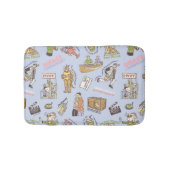 FRIENDS™ Colorful Cartoon Pattern Badmat (Voorkant)