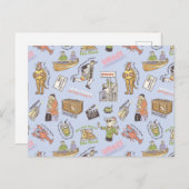 FRIENDS™ Colorful Cartoon Pattern Briefkaart (Voorkant / Achterkant)