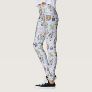 FRIENDS™ Colorful Cartoon Pattern Leggings