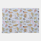FRIENDS™ Colorful Cartoon Pattern Theedoek (Horizontaal)