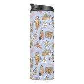 FRIENDS™ Colorful Cartoon Pattern Thermosbeker (Geroteerd rechts)