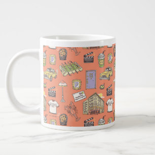 FRIENDS™ Colorful Icons Pattern Extra Grote Beker