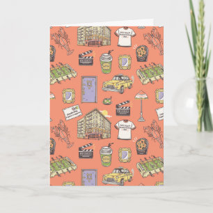 FRIENDS™ Colorful Icons Pattern Kaart