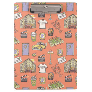 FRIENDS™ Colorful Icons Pattern Klembord