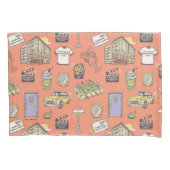 FRIENDS™ Colorful Icons Pattern Kussensloop (Voorkant)