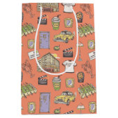 FRIENDS™ Colorful Icons Pattern Medium Cadeauzakje (Voorkant)