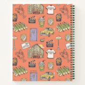 FRIENDS™ Colorful Icons Pattern Notitieboek (Achterkant)