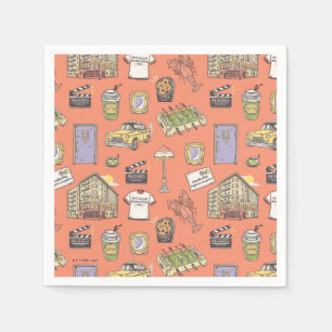 FRIENDS™ Colorful Icons Pattern Servet