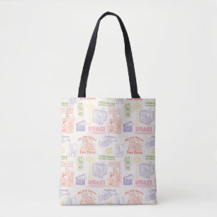 FRIENDS™ Colorful Quotten Pattern Draagtas