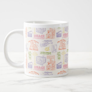 FRIENDS™ Colorful Quotten Pattern Extra Grote Beker
