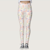 FRIENDS™ Colorful Quotten Pattern Leggings (Voorkant)