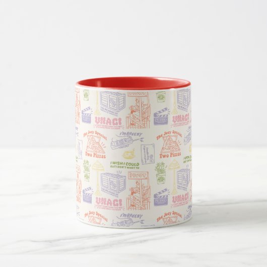 FRIENDS™ Colorful Quotten Pattern Mok (Midden)