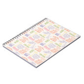 FRIENDS™ Colorful Quotten Pattern Notitieboek (Linkerzijde)