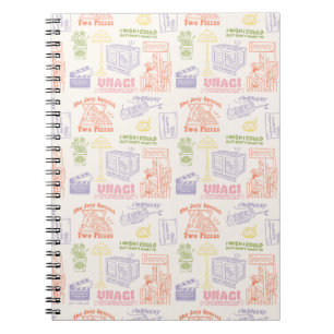 FRIENDS™ Colorful Quotten Pattern Notitieboek